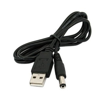 Supply A Cable DC 5.5mm x Power 2.1mm To USB USB Socket Male Cable Cord DC Plug