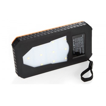 HK LiitoKala Lii-D003 Solar Power Bank 20000 mAh Dual USB Charger Lighter Charger for Mobile Phone External Battery for Phone