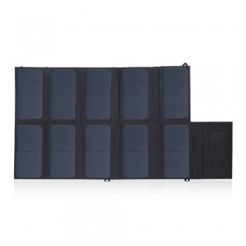 GBtiger 65W Solar Charger Solar Panel Waterproof Sunpower Charger Panel with Dual USB Port for Computer Iphone Android Samsung