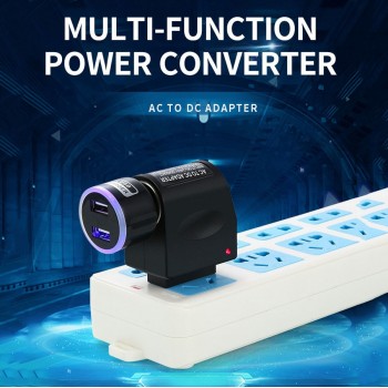 Household Car Charger Car Cigarette Lighter Socket Adapter 90V-240V AC to 12V DC Wall Power Converter US Plug  Adaptor Portable
