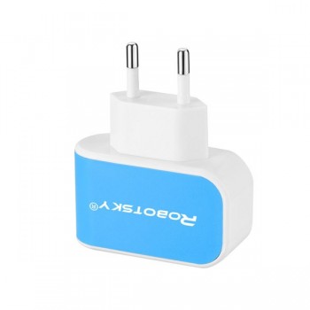 Universal USB Phone Charger Adapter 3 Ports Smart Phone Charge Head Travel Charger For Huawei Samsung iphone Tablet PC EU Plug