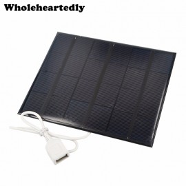 Portable 6v 3.5w 580-600MA Solar Panel USB Travel Battery Charger For iPhone 4 4s 5 5s 6 Mobile Phone USB Multimedia