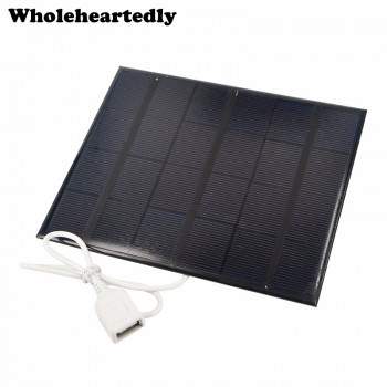 Portable 6v 3.5w 580-600MA Solar Panel USB Travel Battery Charger For iPhone 4 4s 5 5s 6 Mobile Phone USB Multimedia