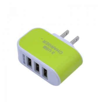 1PCS Triple 3 USB Port Wall Home Travel AC Power Charger Adapter EU/US Plug For iPhone Xiaomi  for Android Phone