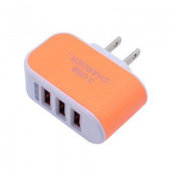 1PCS Triple 3 USB Port Wall Home Travel AC Power Charger Adapter EU/US Plug For iPhone Xiaomi  for Android Phone