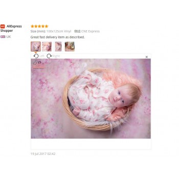 3x5ft 5x5ft thin Vinyl Newborn Baby Photography Backdrop fantasy floral Customs Photo Studio backgrounds Prop Gallery Backdrops