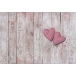 Laeacco Baby Newborn Wooden Board Heart-Shaped Puppet Photography Backgrounds Customized Photographic Backdrops For Photo Studio