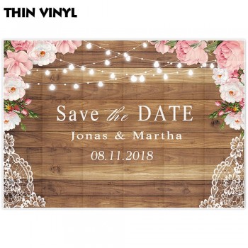 Allenjoy photography backdrop rustic wedding glitter wood flower party background custom photocall photobooth photo shoot prop