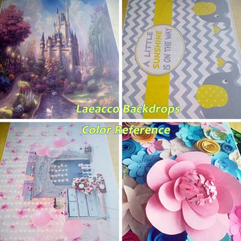 Laeacco Cartoon Colorful Lego Baby Birthday Party Photography Backdrops Customized Photographic Backgrounds For Photo Studio