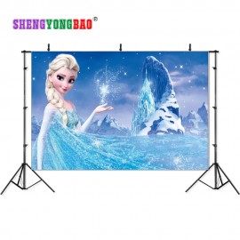 SHENGYONGBAO Frozen theme Art Cloth Custom Photography Backdrops Prop Muslin Background BXC-1015