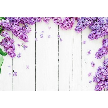 Laeacco Lavender Flowers Wooden Boards Floor Texture Scene Baby Photography Backgrounds Photographic Backdrops For Photo Studio