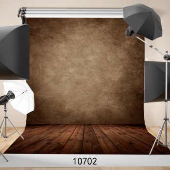 Brown Wall Wooden Floor Photographic Backgrounds Children Baby Vinyl Cloth Photo Backdrops for Photo Studio Fundo Fotografia