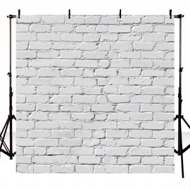 5x7ft Vinyl Photography Background White brick wall Wedding Backdrop Children Photo Background for photo Studio F-1465