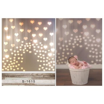 MEHOFOTO photo background golden hearts love lights wood Board for newborn backdrop wedding photography photo studio photocall