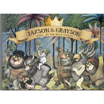 custom Where The Wild Things Are Dessert Table photography backgrounds  High quality Computer print birthday backdrop