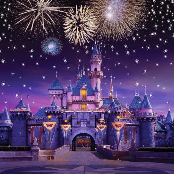 MEHOFOTO Photography Backdrops Birthday Party Fireworks Castle Baby Shower Photo Backgrounds for Studio Prop Custom