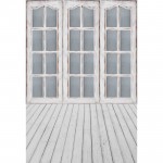 MEHOFOTO Photography Background Vintage White Wooden Door Background Computer Painted Children Backdrops for photo Studio S-2651