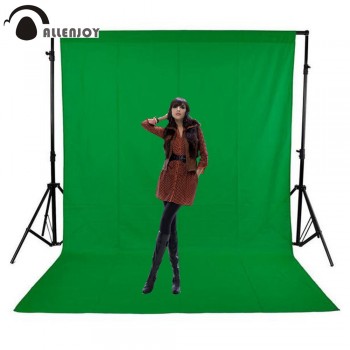 Allenjoy photography backdrops Green screen hromakey background chromakey non-woven fabric Professional for Photo Studio