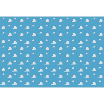 Blue Sky White Clouds Backdrop Cartoon Kids Birthday Party Decorations Toy Story Photo Booth Background Dessert Table Banne