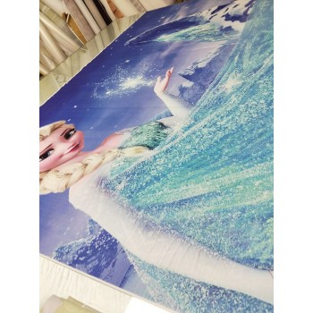 5x7ft HUAYI Birthday Party Photography Newborn Backdrop for Frozen Dessert table Cartoon Background D-8309