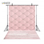 Laeacco Pink Diamond Soft Decor Wooden Floor Baby Newborn Photography Backgrounds Custom Photographic Backdrops For Photo Studio