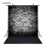 Laeacco Grunge Clouded Dark Old Brick Wall Scene Photography Backgrounds Custom Photographic Backdrops For Photo Studio