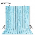 Wood Floor Photography Background Light Blue Wooden Board Children Baby Photographic Studio Backdrops Photobooth Props