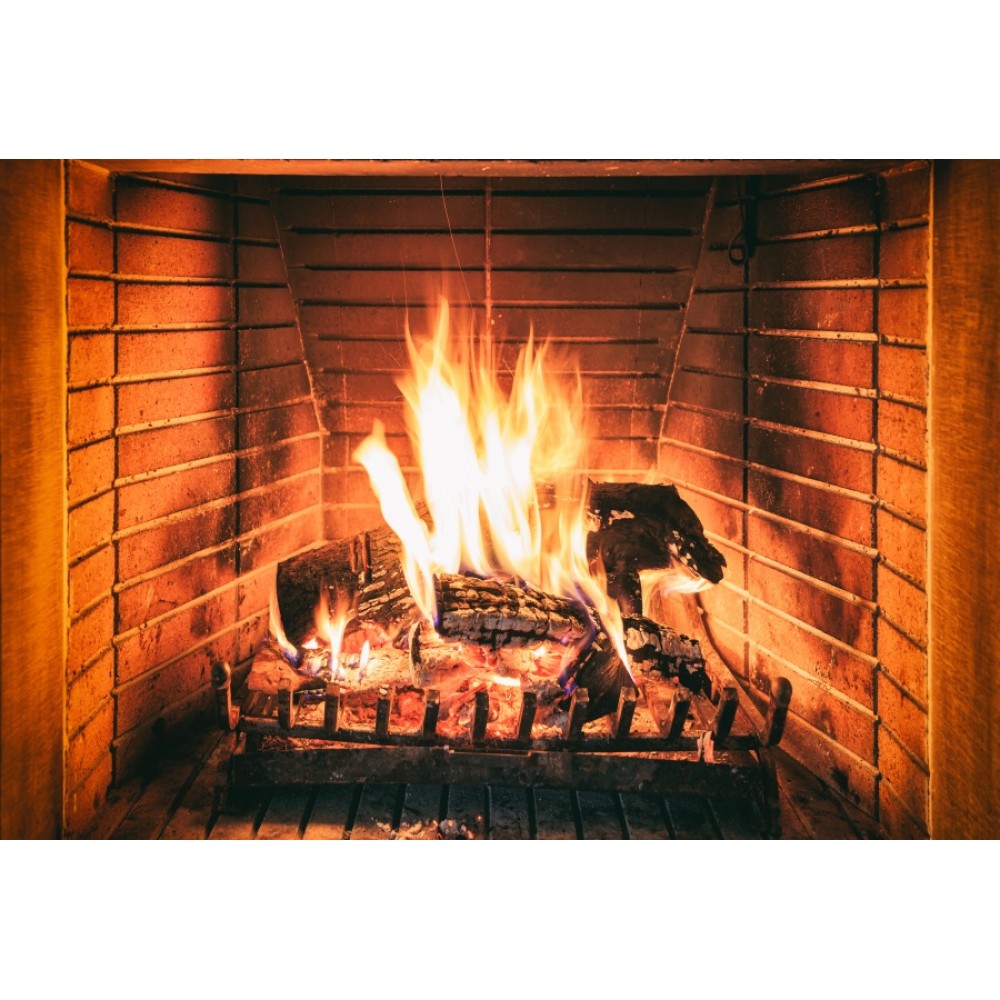 Laeacco Fireplace Blazing Burning Fire Scene Photography Background Customized Photographic Backdrop For Photo Studio