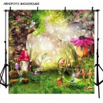 7X5FT Art fabric photography backdrops fairy tale dreamlike forest photo backdrop vinyl fotografia backgrounds for photo studio