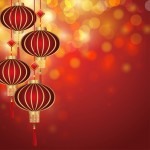 New Year Red Lantern Polka Dots Lunar Chinese Spring Festival Party Portrait Photo Backgrounds Photo Backdrop For Photo Studio