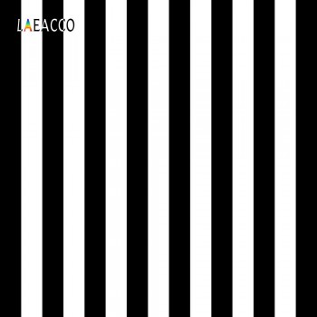 Laeacco White And Black Stripes Portrait Baby Photography Backgrounds Customized Sizes Photographic Backdrops For Photo Studio