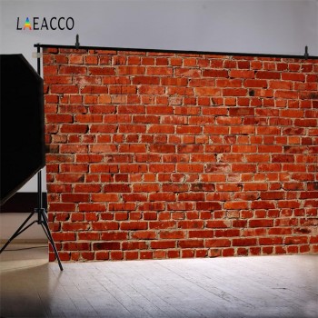 Laeacco Vintage Old Brick Wall Portrait Grunge Photography Backgrounds Customized Photographic Backdrops For Photo Studio