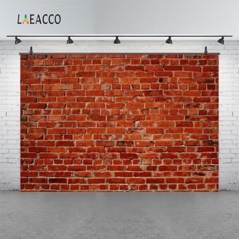 Laeacco Vintage Old Brick Wall Portrait Grunge Photography Backgrounds Customized Photographic Backdrops For Photo Studio