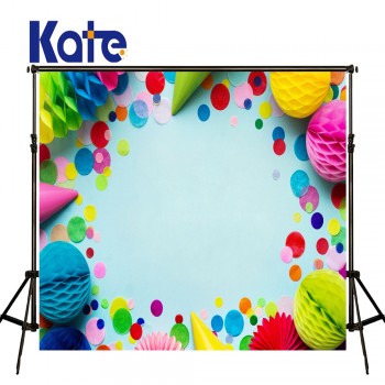 Kate Photo Background 8x8ft Newborn Blue Photos Baby Birthday Cake Background Children Backdrop Seamless Photo For Studio Custom