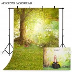 MEHOFOTO photographic background spring scenic Meadow flower tree forest backdrops children background for photo studio