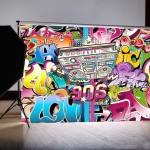 Freya 210x150cm Vinyl Photographic Background 90s Hip-Hop Backdrop Party Themed Decoration for Photography Studio