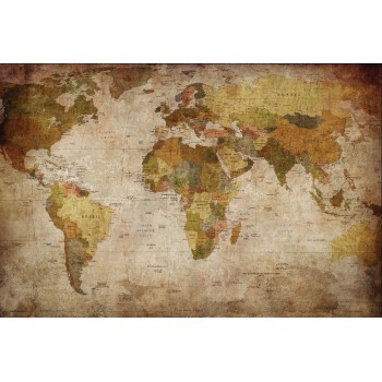 SHENGYONGBAO Art Cloth Digital Printed Backdrops for Photography  World map wall theme Photo Studio Background SJD-2007