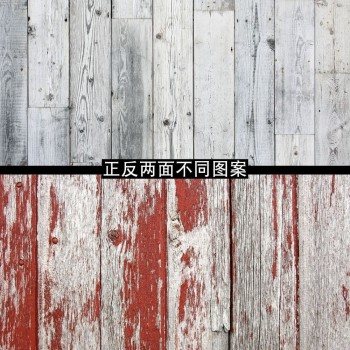 Double Sides Wood Marble Cement Wall Like Vintage Photography Background Backdrop Paper Board Prop For Food 55X86CM