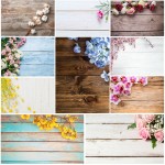 Wood Board Flower Photo Background Birthday Photocall  Baby Shower Food Cake Photography Backdrops Fond Photographie Mariage