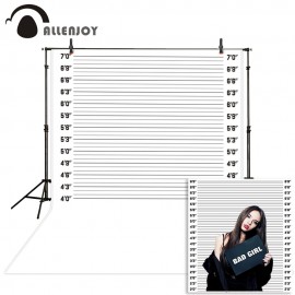 Allenjoy Photography background police up line Bachelorette Party Mugshots Game Mug shot backdrop custom made any size any style