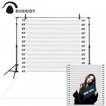 Allenjoy Photography background police up line Bachelorette Party Mugshots Game Mug shot backdrop custom made any size any style