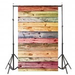 Colorful Wood Grain Photo Backgrounds art Cloth Backdrop For Studio Photo Props Photographic Backdrops