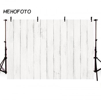 MEHOFOTO Wood Wall Background for Photography White Wooden Board Baby Photo Backdrop Photobooth Photo Studio Props