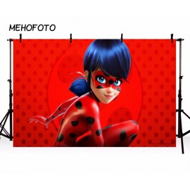 MEHOFOTO Cartoon TV-show Character Vinyl Photography Backdground Miraculous Ladybug Children Backdrops Studio Banner ZR-353