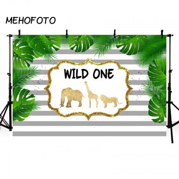 MEHOFOTO Wild One Birthday Party Photography Backdrops children custom Dessert Table banner Photo Background Printed Backdrop