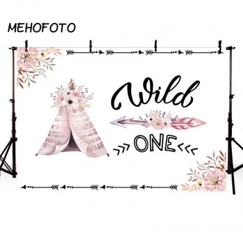 MEHOFOTO Wild One Birthday Party Photography Backdrops children custom Dessert Table banner Photo Background Printed Backdrop