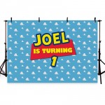 Photography backdrop custom Toy Story Themed Jessie Invitation Party Cloud Children birthday banner Custom Photo Studio Backdrop