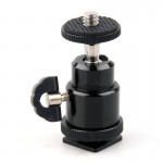For Camera Tripod LED Light Flash 1pc High Quality Tripod Bracket Holder Mount 1/4 Hot Shoe Adapter Cradle Ball Head Mayitr