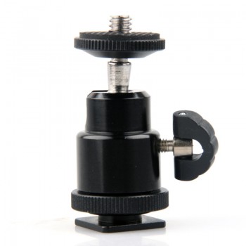 For Camera Tripod LED Light Flash 1pc High Quality Tripod Bracket Holder Mount 1/4 Hot Shoe Adapter Cradle Ball Head Mayitr