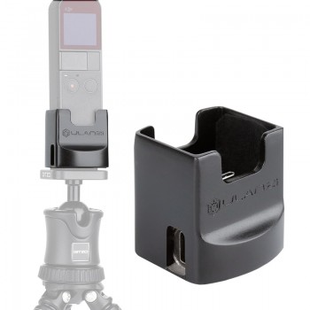 Ulanzi OP-2 Tripod Mount Adapter for DJI Osmo Pocket Accessories Handheld Gimbal Base w 1/4 Screw USB Type-C Charing Port